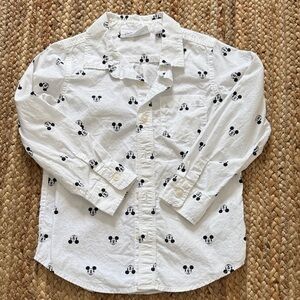 Gap Disney Mickey button down shirt